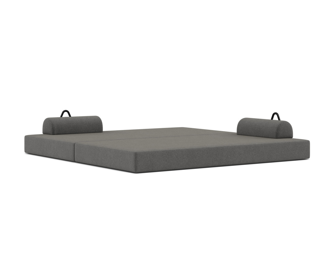 Canapé 3 places convertible en velours texturé Astral Canapé 3 places convertible en velours texturé Astral
