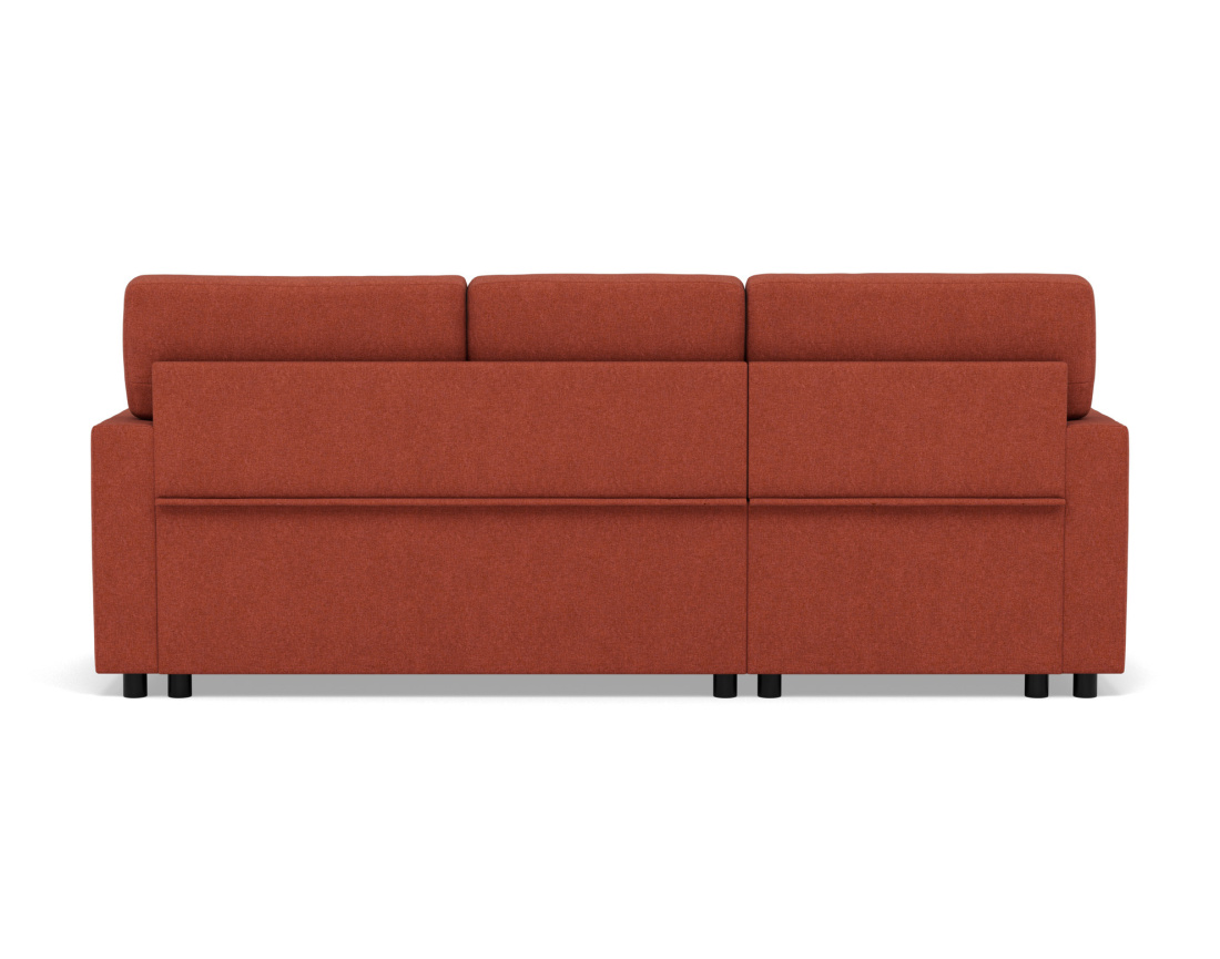 Canapé d’angle 4 places en tissu convertible avec coffre Meiya Canapé d’angle 4 places en tissu convertible avec coffre Meiya