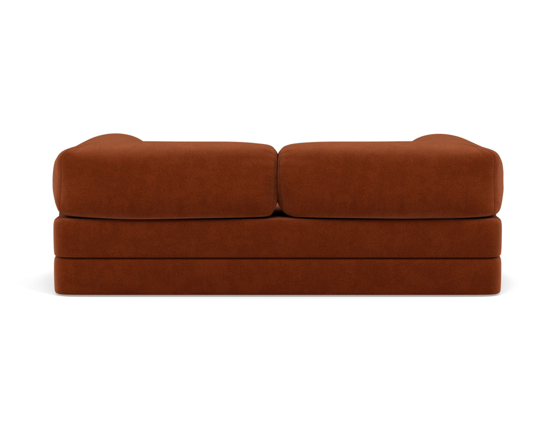 Canapé 3 places convertible en velours texturé Nebula