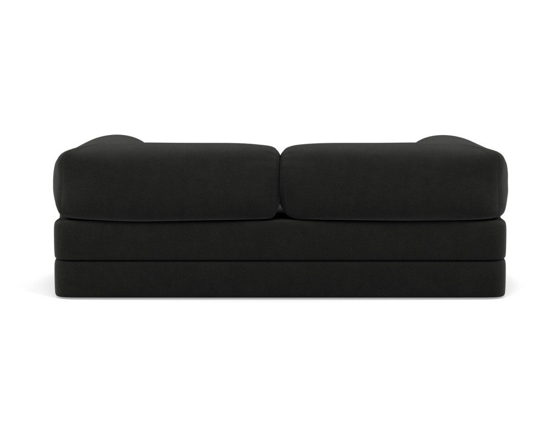 Canapé 3 places convertible en velours texturé Nebula