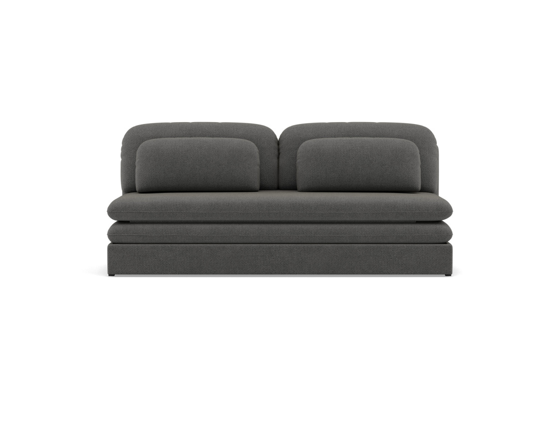 Canapé 3 places convertible déplimousse en velours texturé Ysal