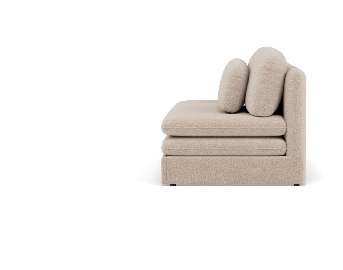 Canapé 3 places convertible déplimousse en velours texturé Ysal