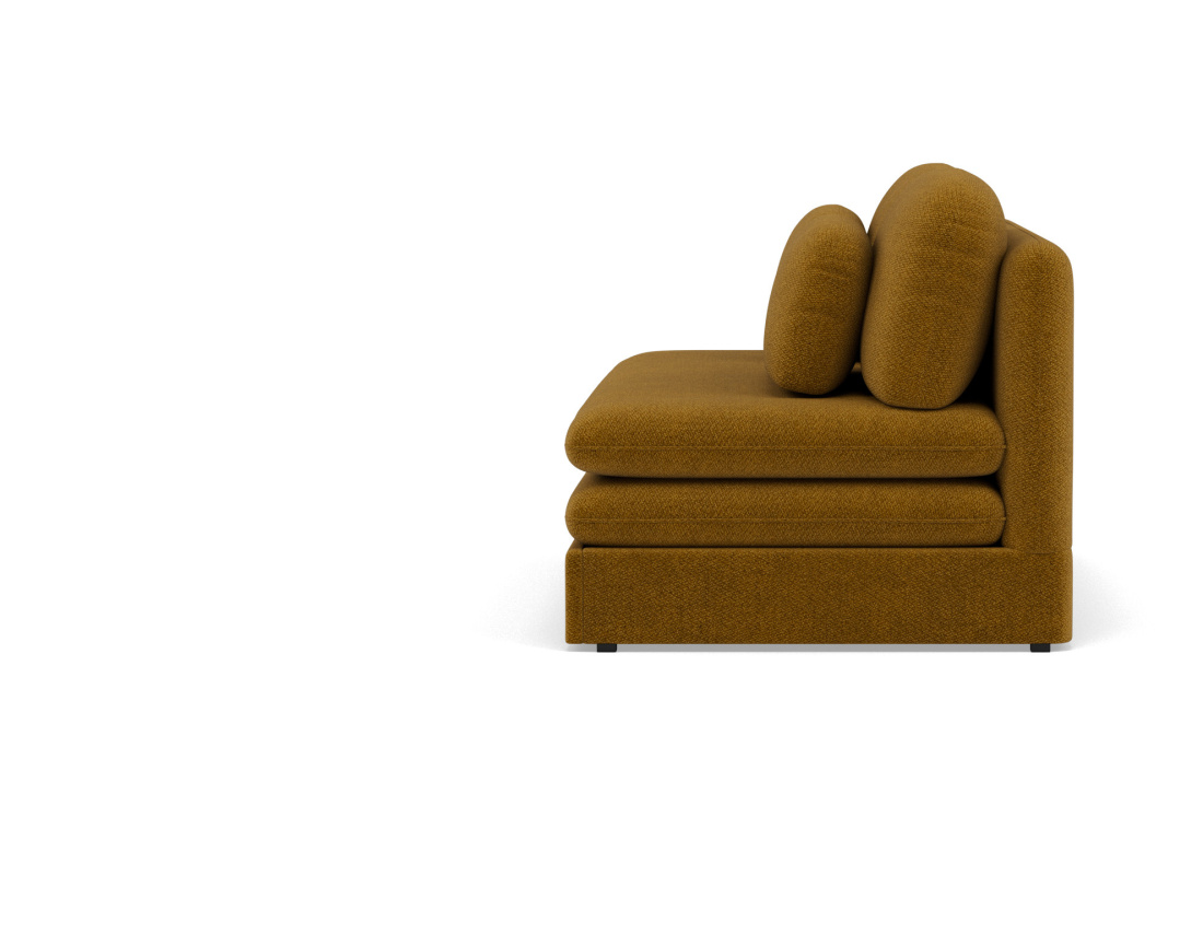 Canapé 3 places convertible déplimousse en velours texturé Ysal