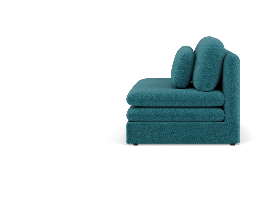 Canapé 3 places convertible déplimousse en velours texturé Ysal