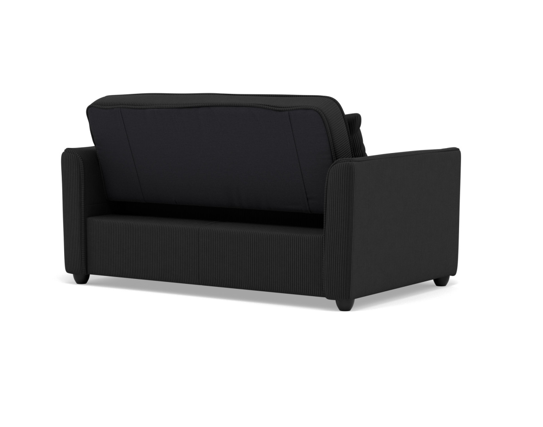 Canapé droit 2 places convertible en velours côtelé Ernest Canapé droit 2 places convertible en velours côtelé Ernest