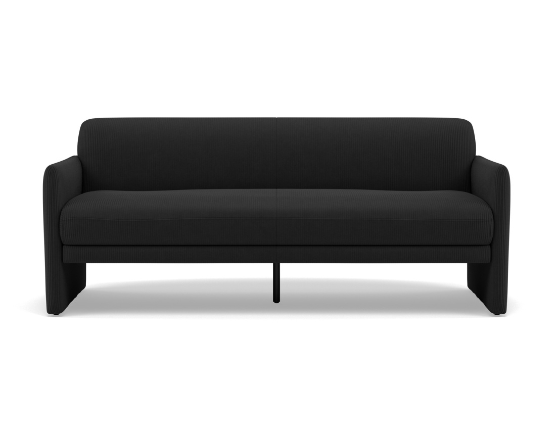 Canapé convertible clic-clac 3 places en velours côtelé Mathis Canapé convertible clic-clac 3 places en velours côtelé Mathis