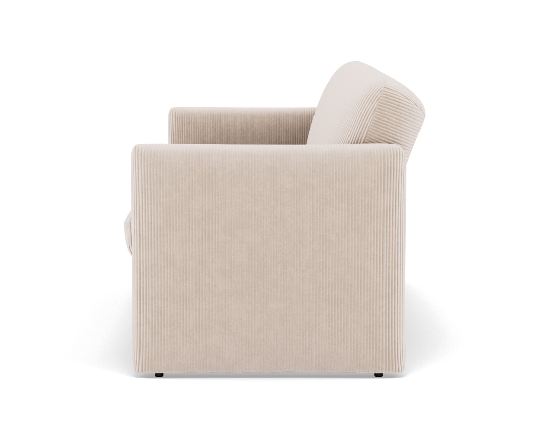 Canapé convertible clic-clac 3 places en velours côtelé Mathis Canapé convertible clic-clac 3 places en velours côtelé Mathis