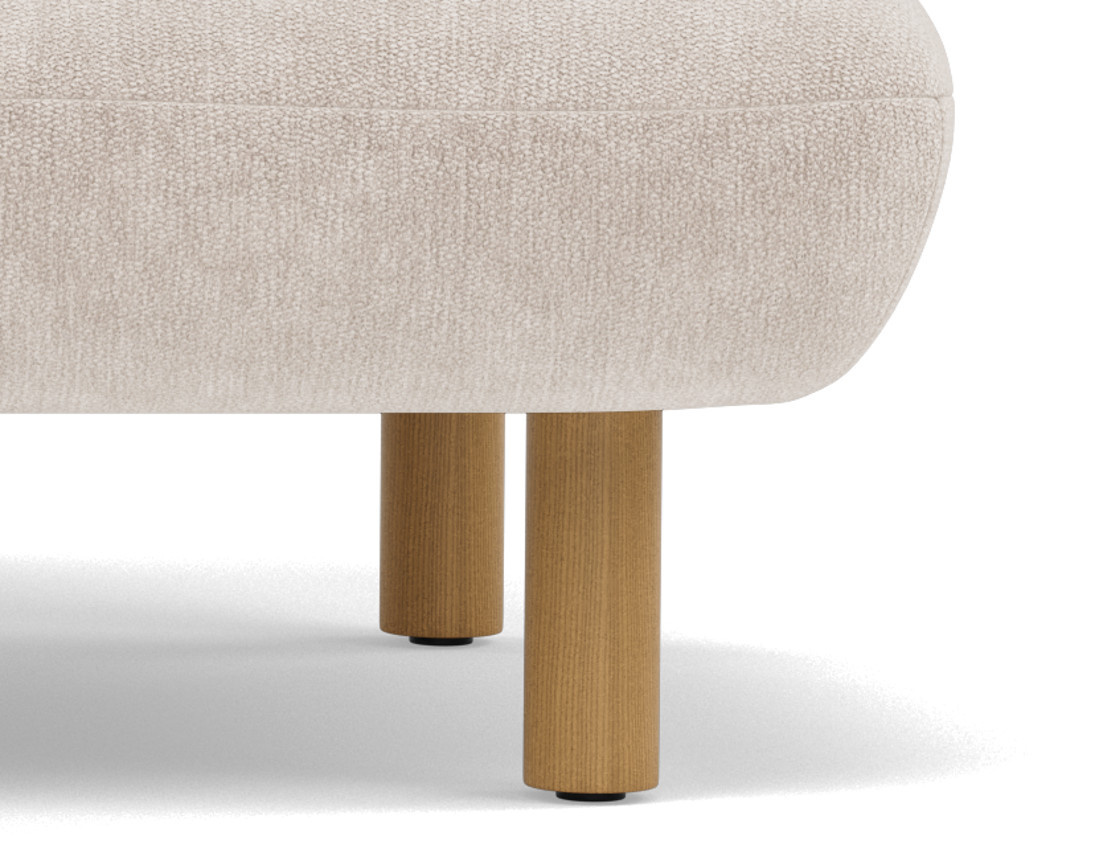 Banquette 2 places convertible clic-clac en velours texturé Soan