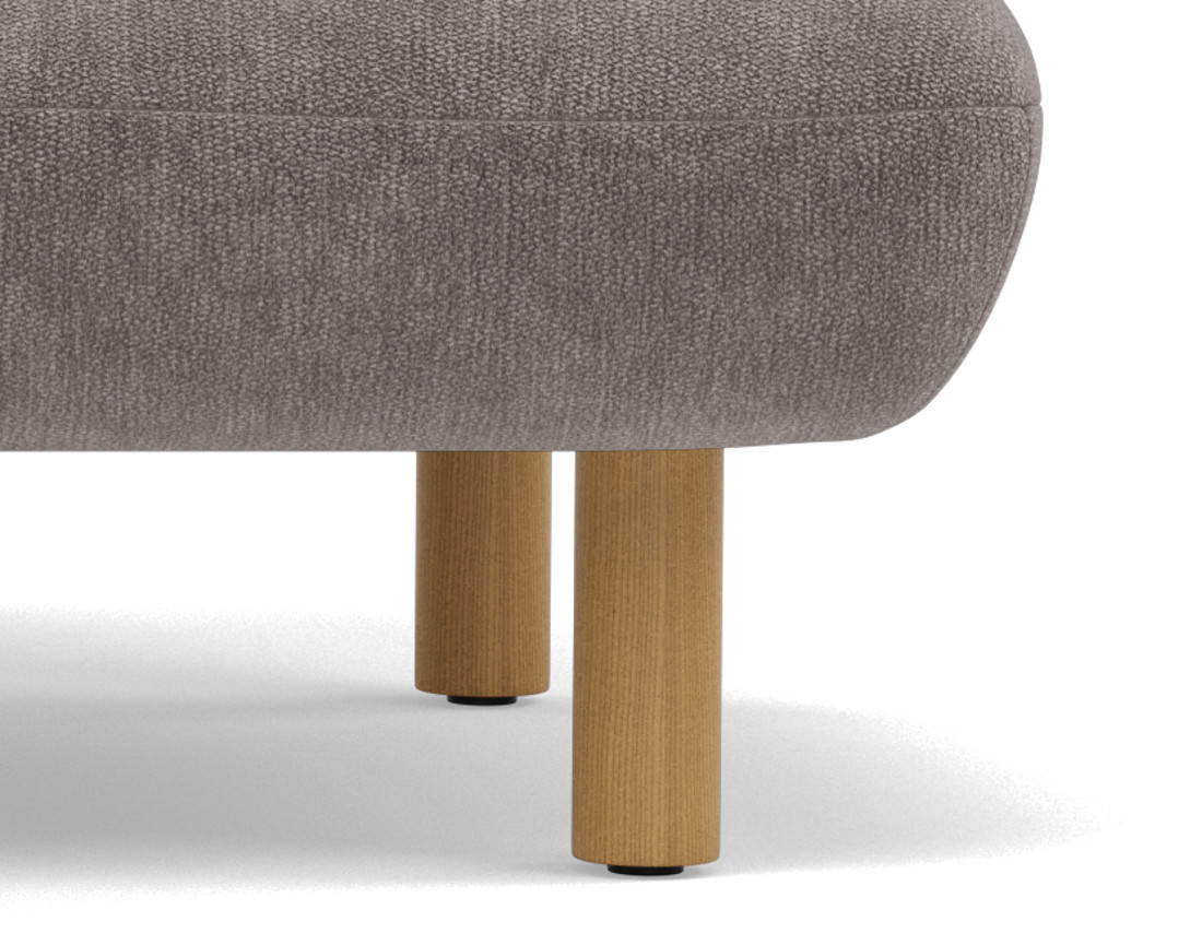 Banquette 2 places convertible clic-clac en velours texturé Soan