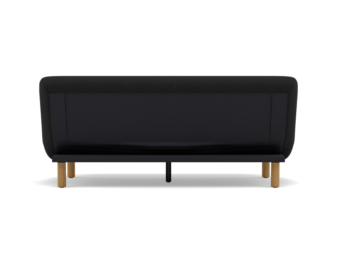 Banquette 2 places convertible clic-clac en velours texturé Soan Banquette 2 places convertible clic-clac en velours texturé Soan