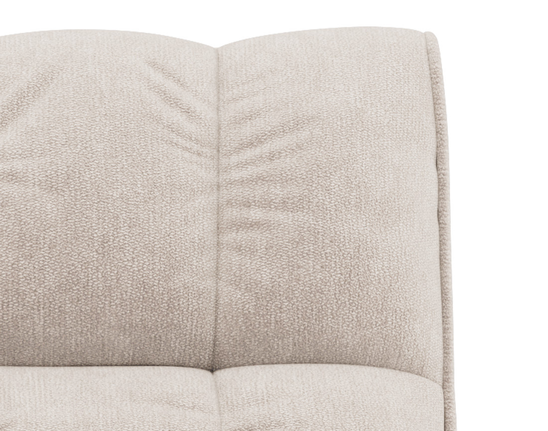 Fauteuil relax électrique en velours texturé Chandler