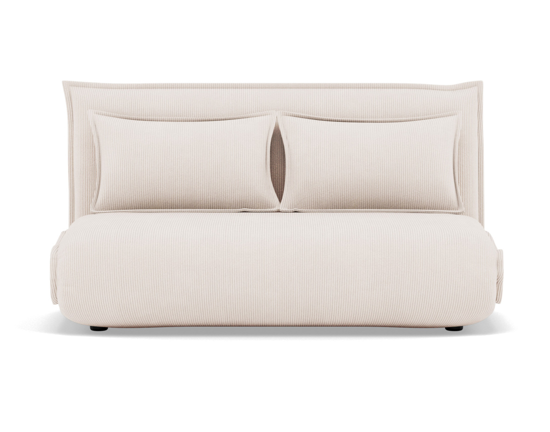 Banquette 2 places convertible clic-clac en velours côtelé Candice Banquette 2 places convertible clic-clac en velours côtelé Candice