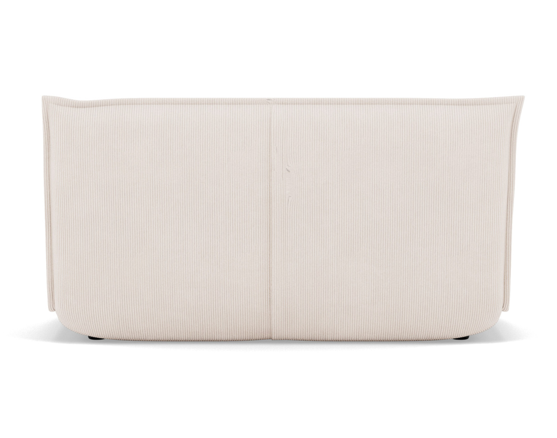 Banquette 2 places convertible clic-clac en velours côtelé Candice Banquette 2 places convertible clic-clac en velours côtelé Candice