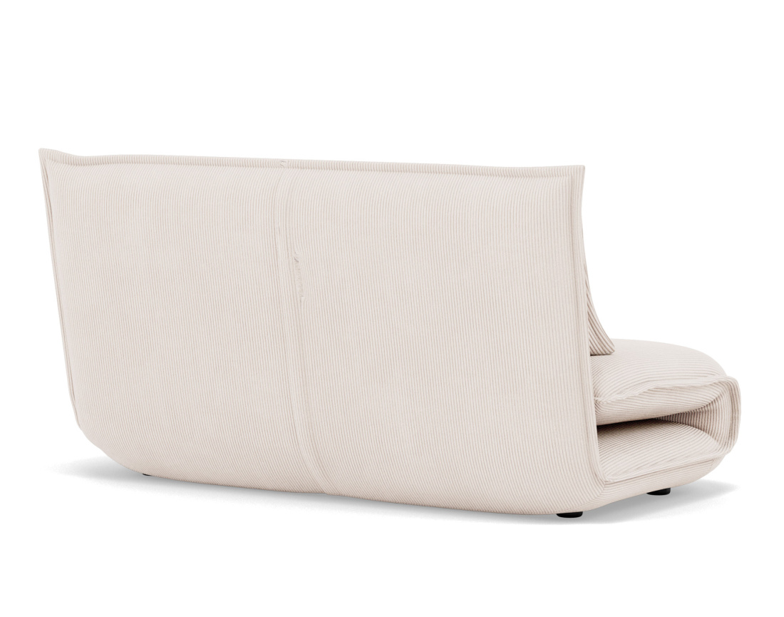 Banquette 2 places convertible clic-clac en velours côtelé Candice Banquette 2 places convertible clic-clac en velours côtelé Candice