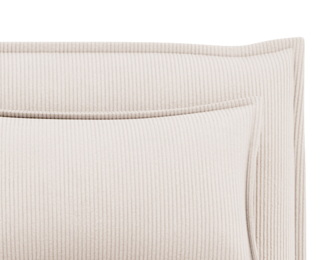 Banquette 2 places convertible clic-clac en velours côtelé Candice Banquette 2 places convertible clic-clac en velours côtelé Candice