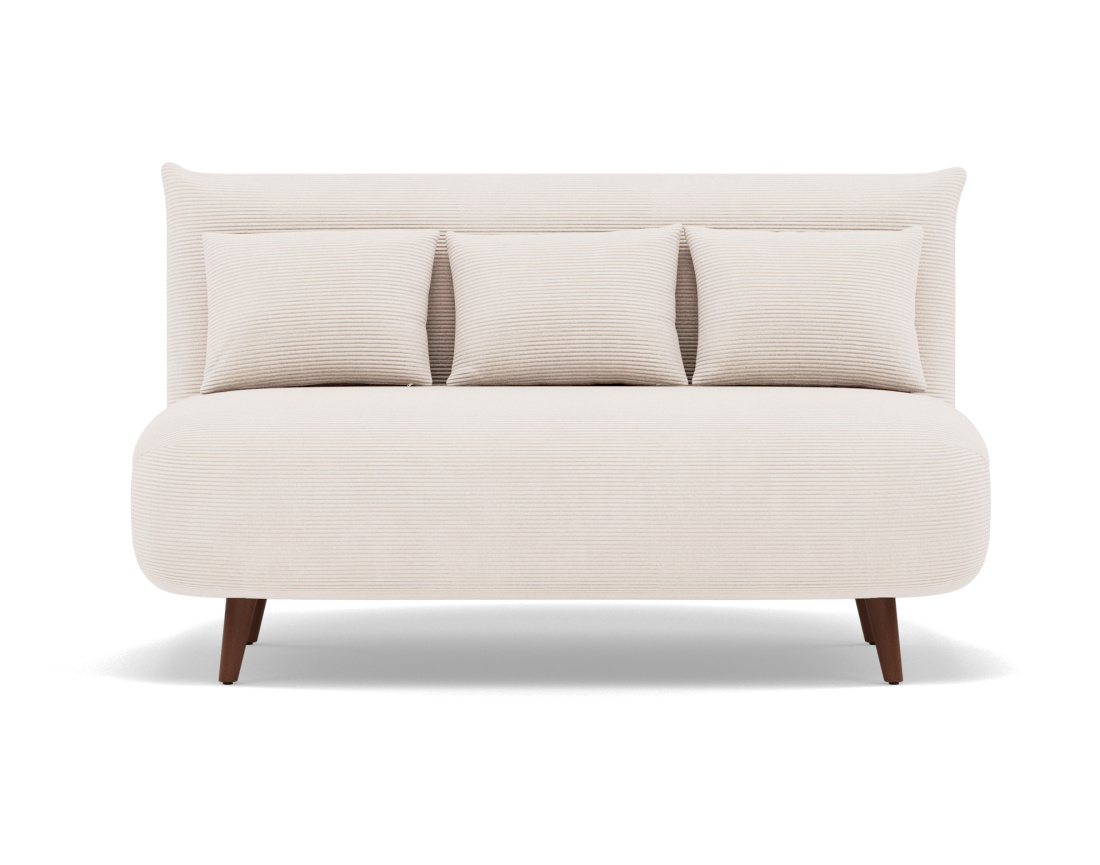 Banquette convertible clic-clac 2 places en velours côtelé Lumi Banquette convertible clic-clac 2 places en velours côtelé Lumi