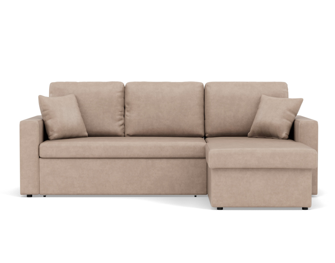 Canapé d'angle réversible 4 places convertible avec coffre en simili Cyrus Canapé d'angle réversible 4 places convertible avec coffre en simili Cyrus