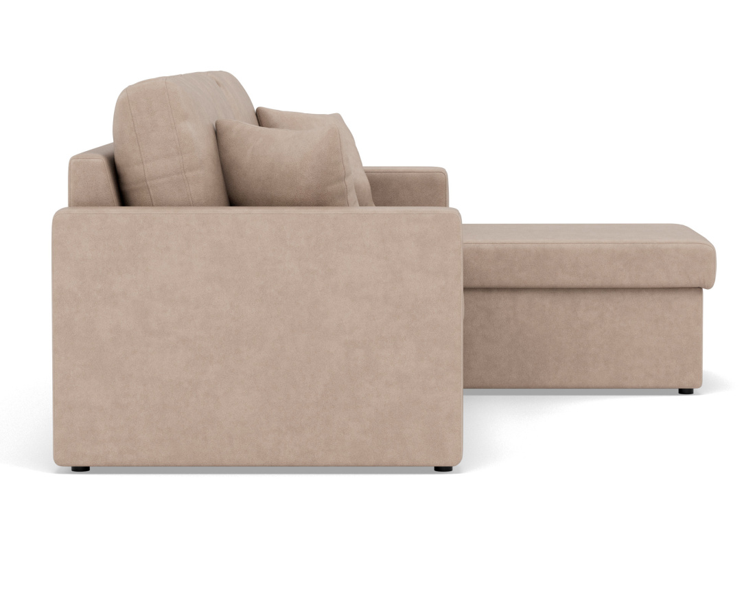 Canapé d'angle réversible 4 places convertible avec coffre en simili Cyrus Canapé d'angle réversible 4 places convertible avec coffre en simili Cyrus