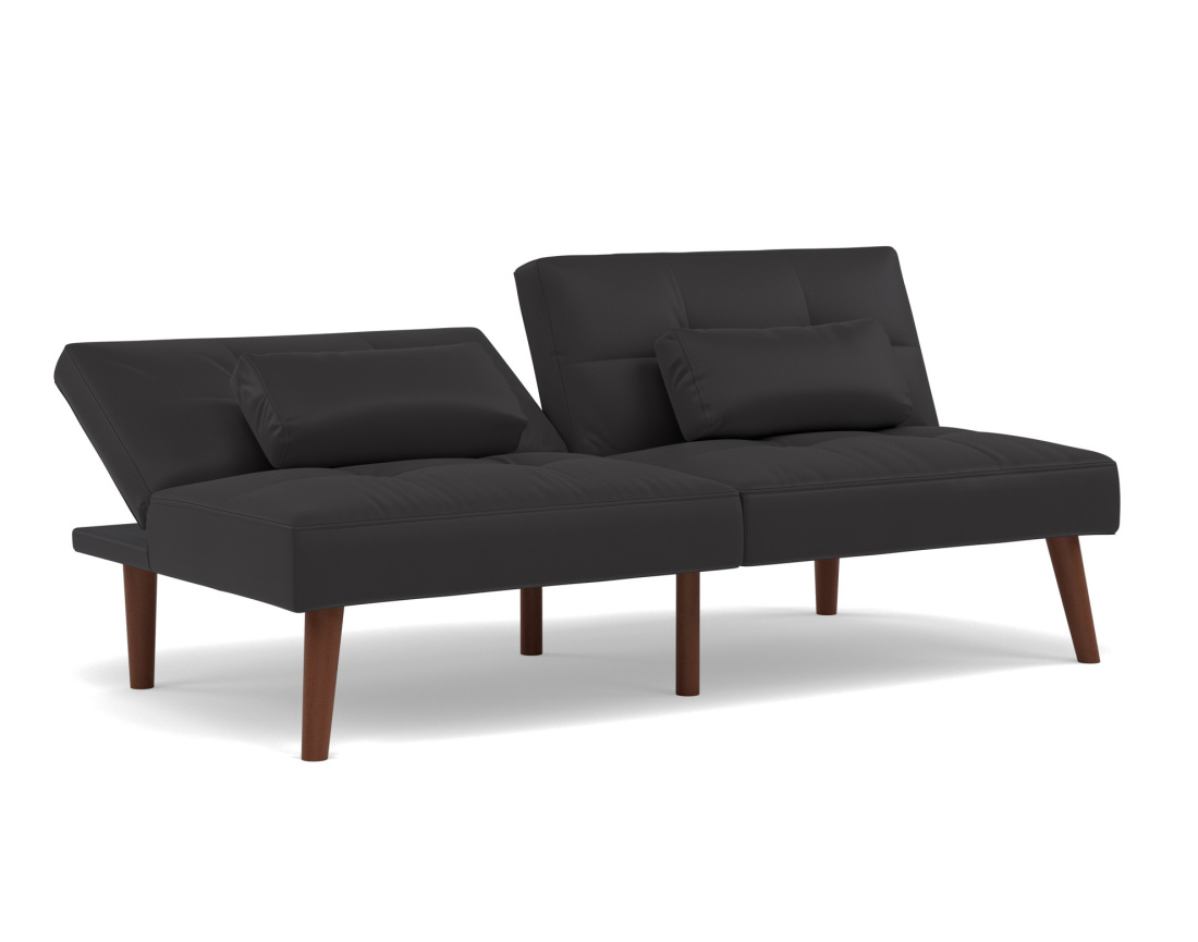 Canapé convertible clic-clac 2 places en simili Philae Canapé convertible clic-clac 2 places en simili Philae