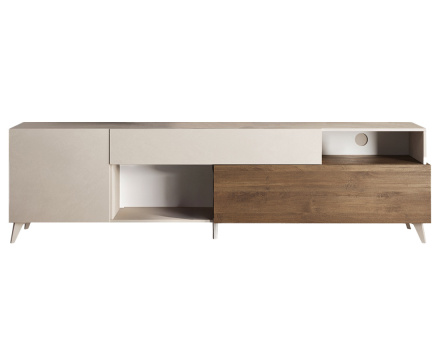 Meuble TV 2 portes et 1 tiroir 241 cm Estelle