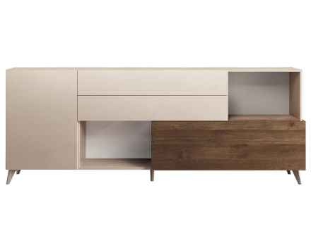 Buffet bas 2 portes et 2 tiroirs 241 cm Estelle