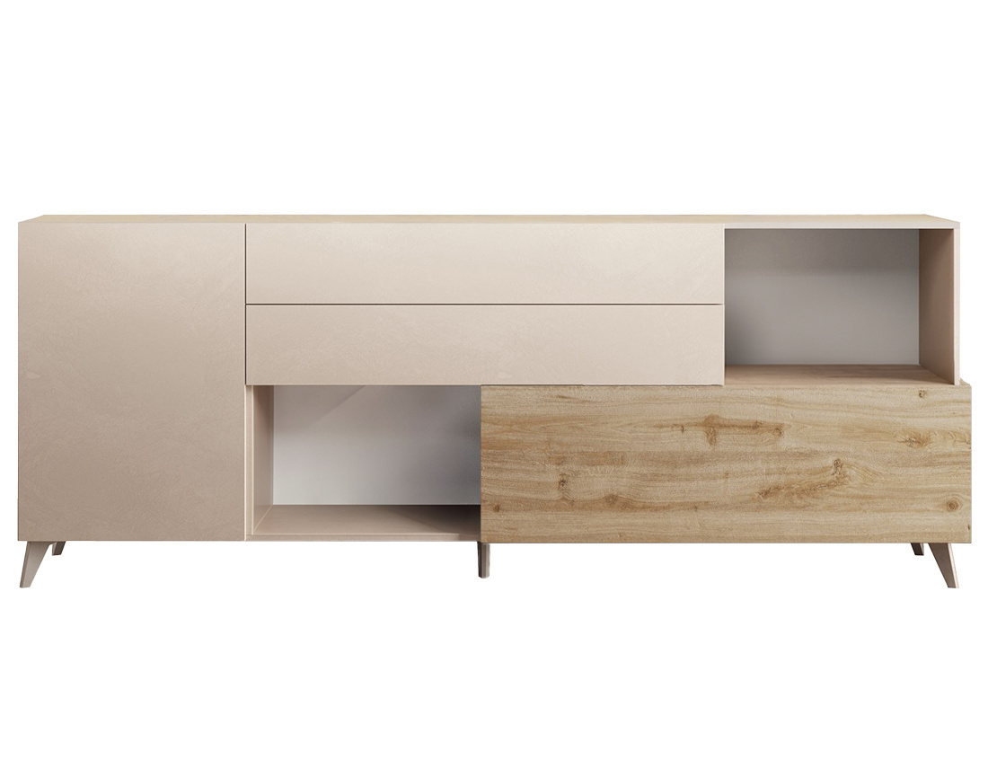 Buffet bas 2 portes et 2 tiroirs 241 cm Estelle