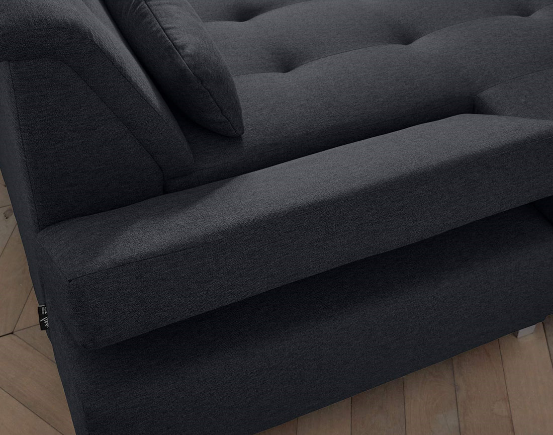 Canapé panoramique d'angle droit 7 places XXL Vermont