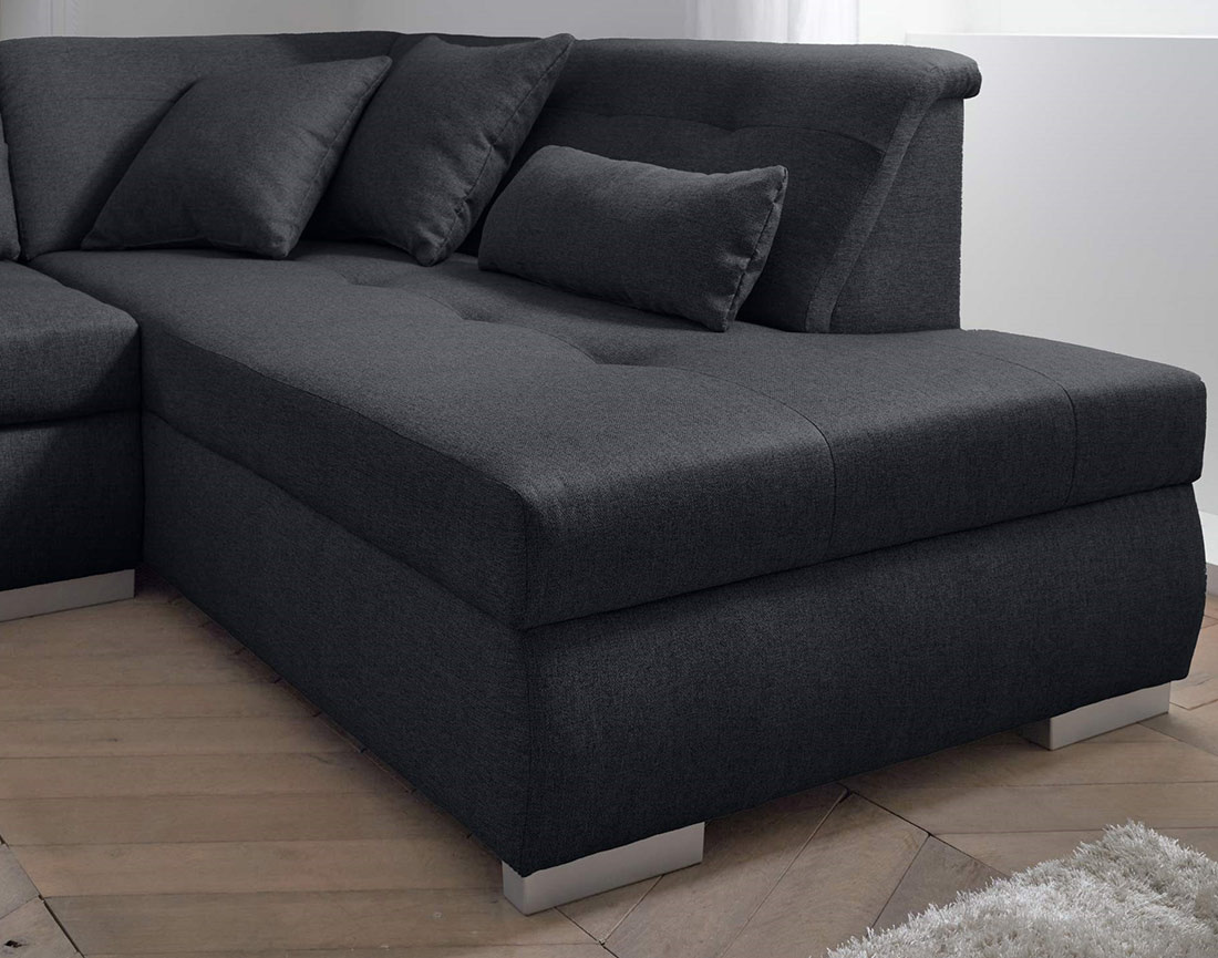 Canapé panoramique d'angle droit 7 places XXL Vermont