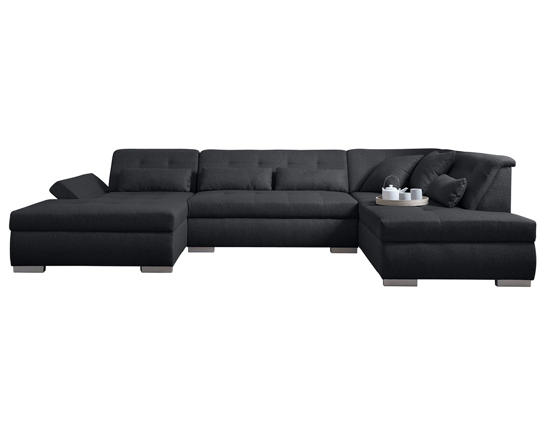 Canapé panoramique d'angle droit 7 places XXL Vermont