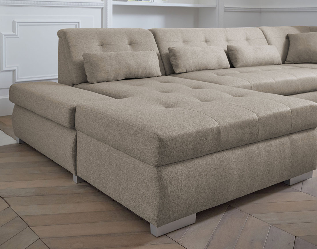 Canapé panoramique d'angle droit 7 places XXL Vermont Canapé panoramique d'angle droit 7 places XXL Vermont