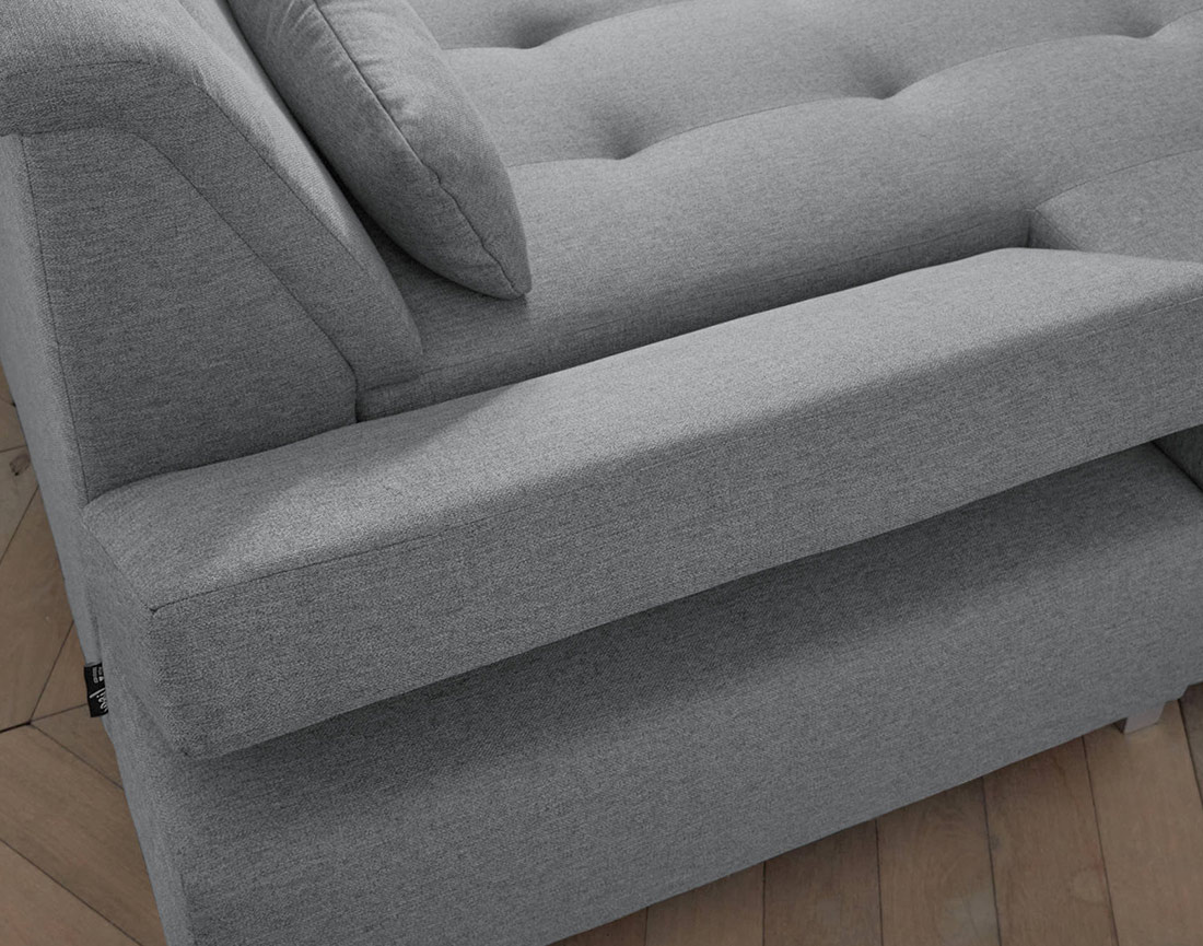 Canapé panoramique d'angle droit 7 places XXL Vermont