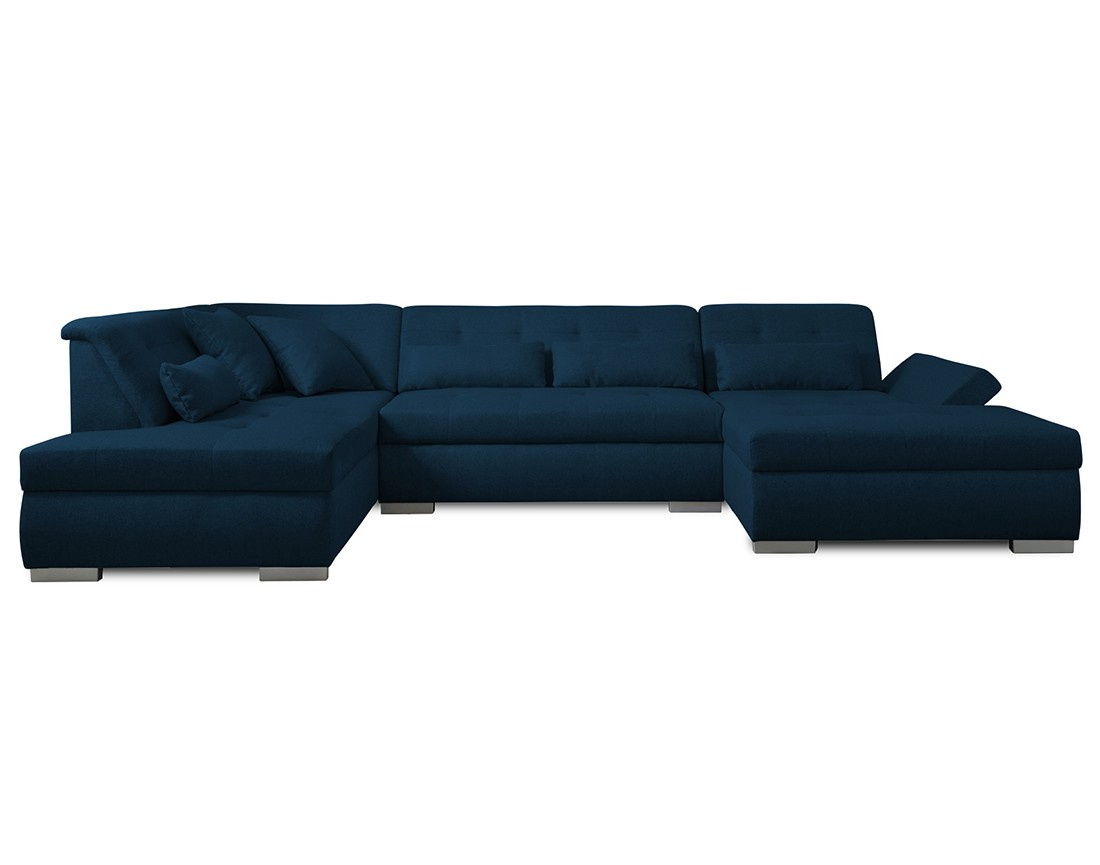 Canapé panoramique d'angle gauche 7 places XXL Vermont