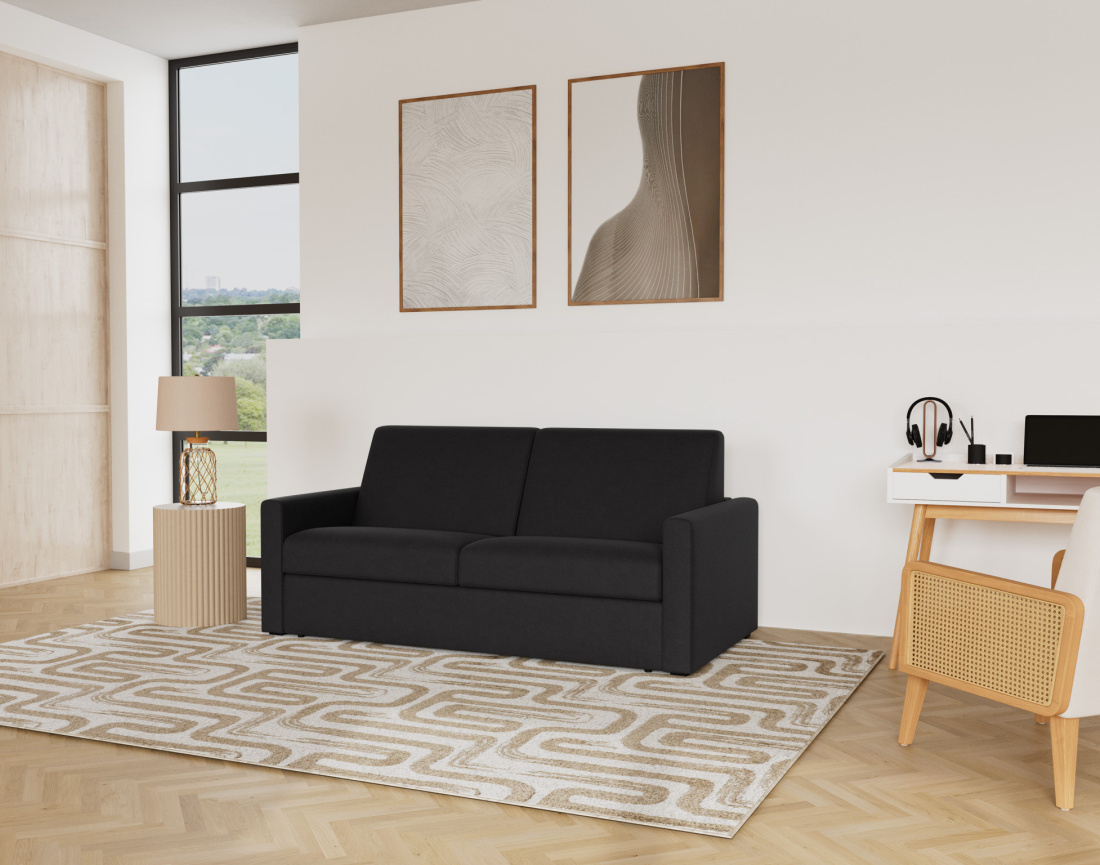 Canapé 3 places convertible express quotidien en tissu Julia Canapé 3 places convertible express quotidien en tissu Julia