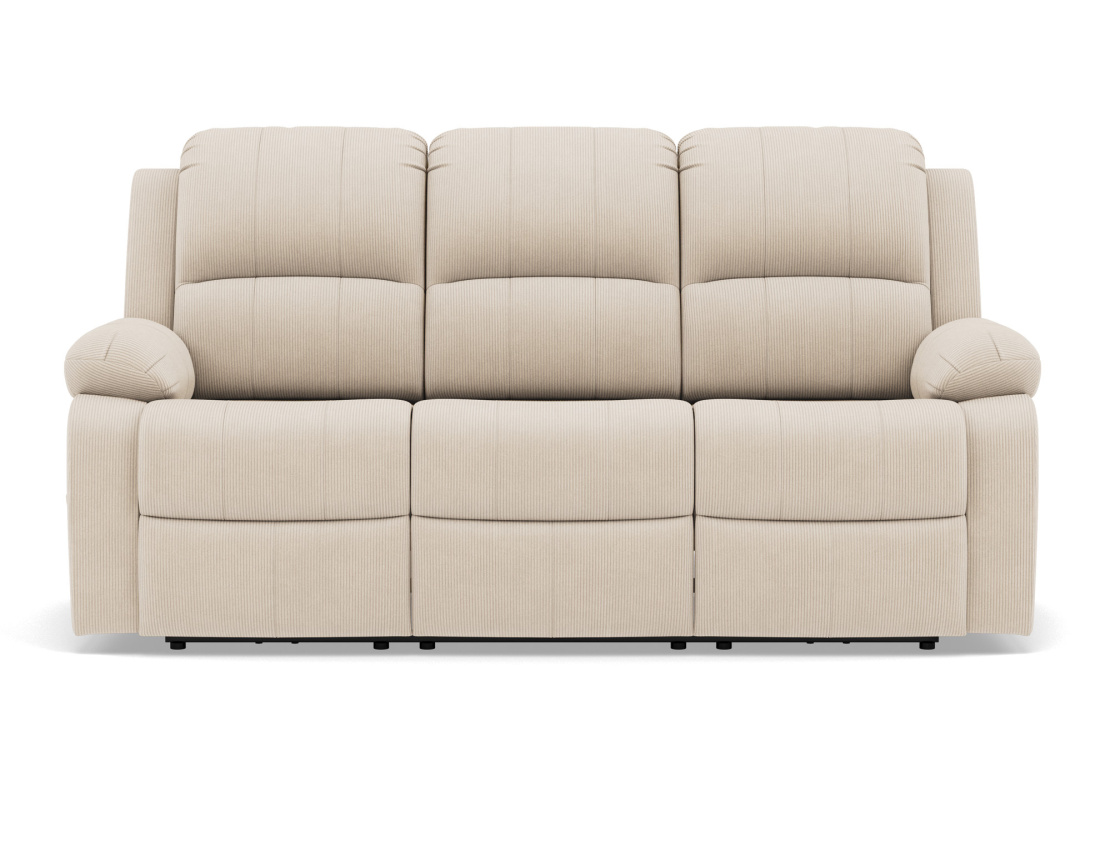 Canapé 3 places relax électrique en velours côtelé Armand Canapé 3 places relax électrique en velours côtelé Armand