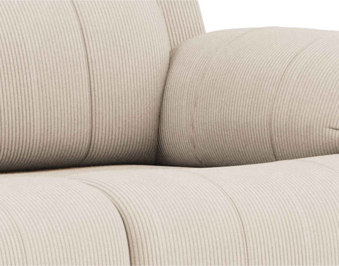 Canapé 3 places relax électrique en velours côtelé Armand Canapé 3 places relax électrique en velours côtelé Armand