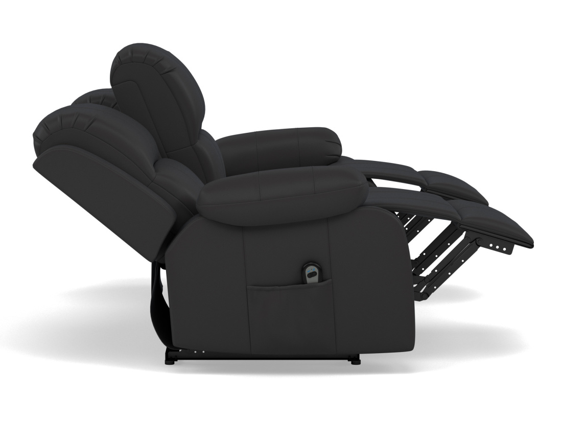 Canapé 3 places relax électrique en simili Armand Canapé 3 places relax électrique en simili Armand