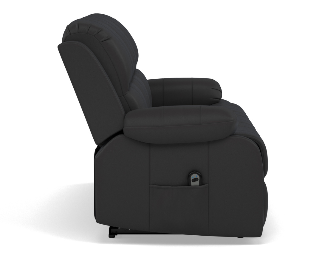 Canapé 3 places relax électrique en simili Armand Canapé 3 places relax électrique en simili Armand