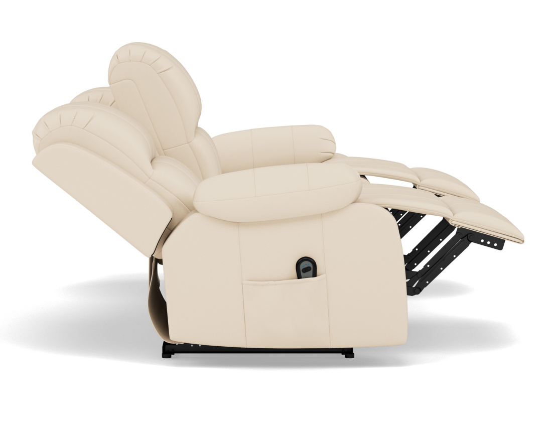 Canapé 3 places relax électrique en simili Armand Canapé 3 places relax électrique en simili Armand