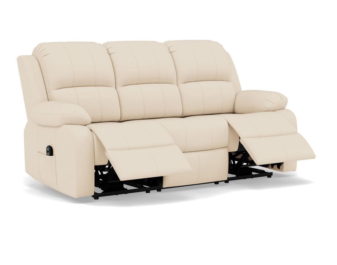Canapé 3 places relax électrique en simili Armand Canapé 3 places relax électrique en simili Armand