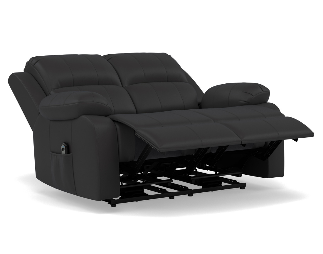 Canapé 2 places relax électrique en simili Armand Canapé 2 places relax électrique en simili Armand