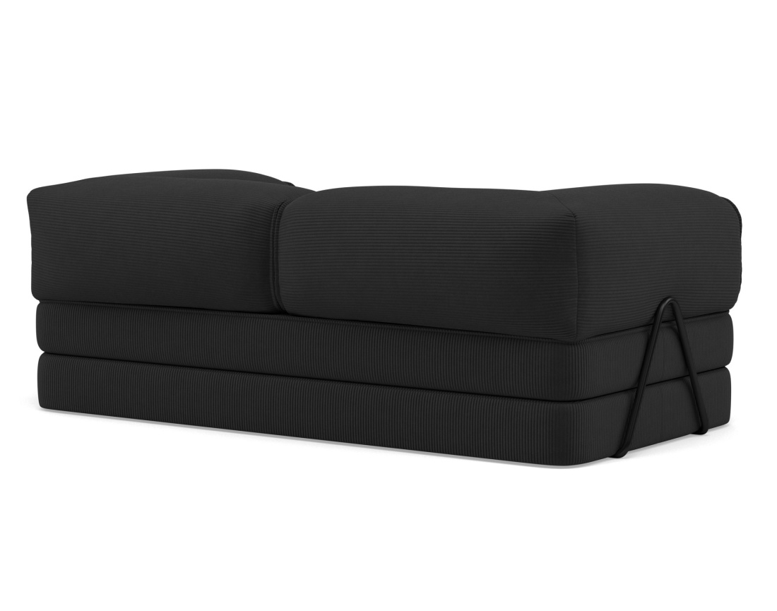 Canapé 3 places convertible en velours côtelé Poppy Canapé 3 places convertible en velours côtelé Poppy