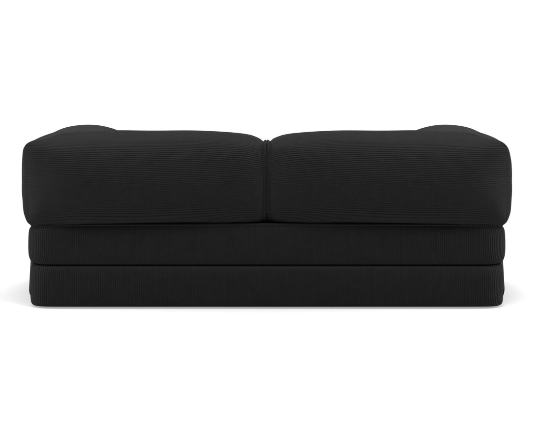 Canapé 3 places convertible en velours côtelé Poppy Canapé 3 places convertible en velours côtelé Poppy