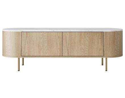 Meuble tv 139 cm 2 portes...