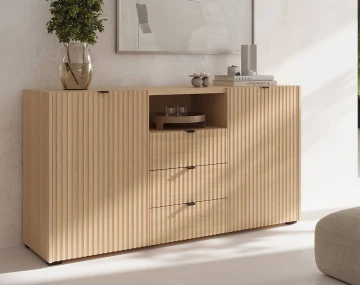 Buffet bas 150 cm 2 portes,...