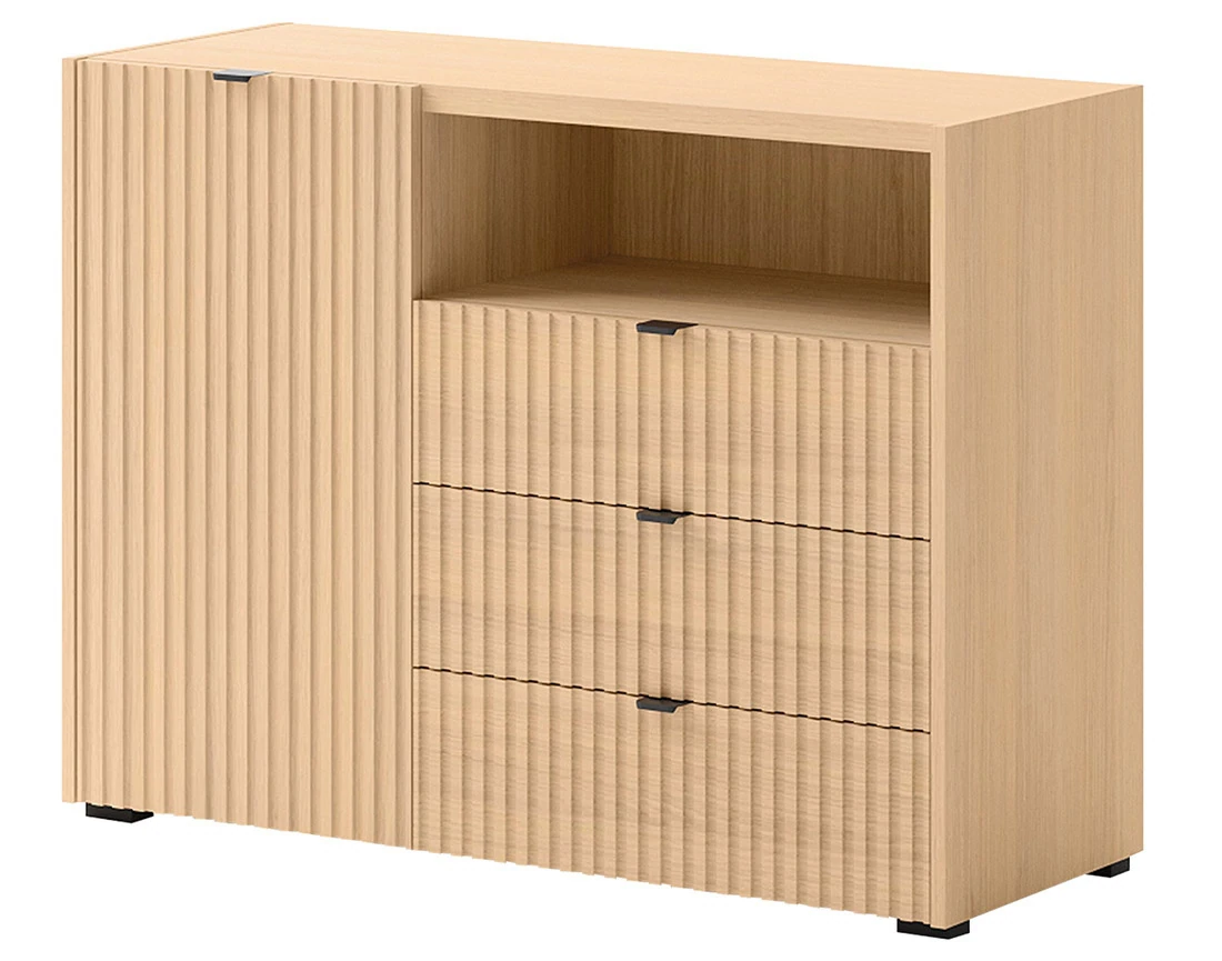 Buffet bas 106 cm 1 porte,...