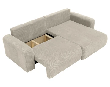 Canapé d'angle réversible 4 places convertible Naomi - Best Mobilier