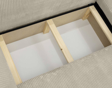 Canapé d'angle réversible 4 places convertible Naomi - Best Mobilier