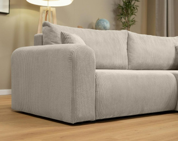 Canapé d'angle réversible 4 places convertible Naomi - Best Mobilier