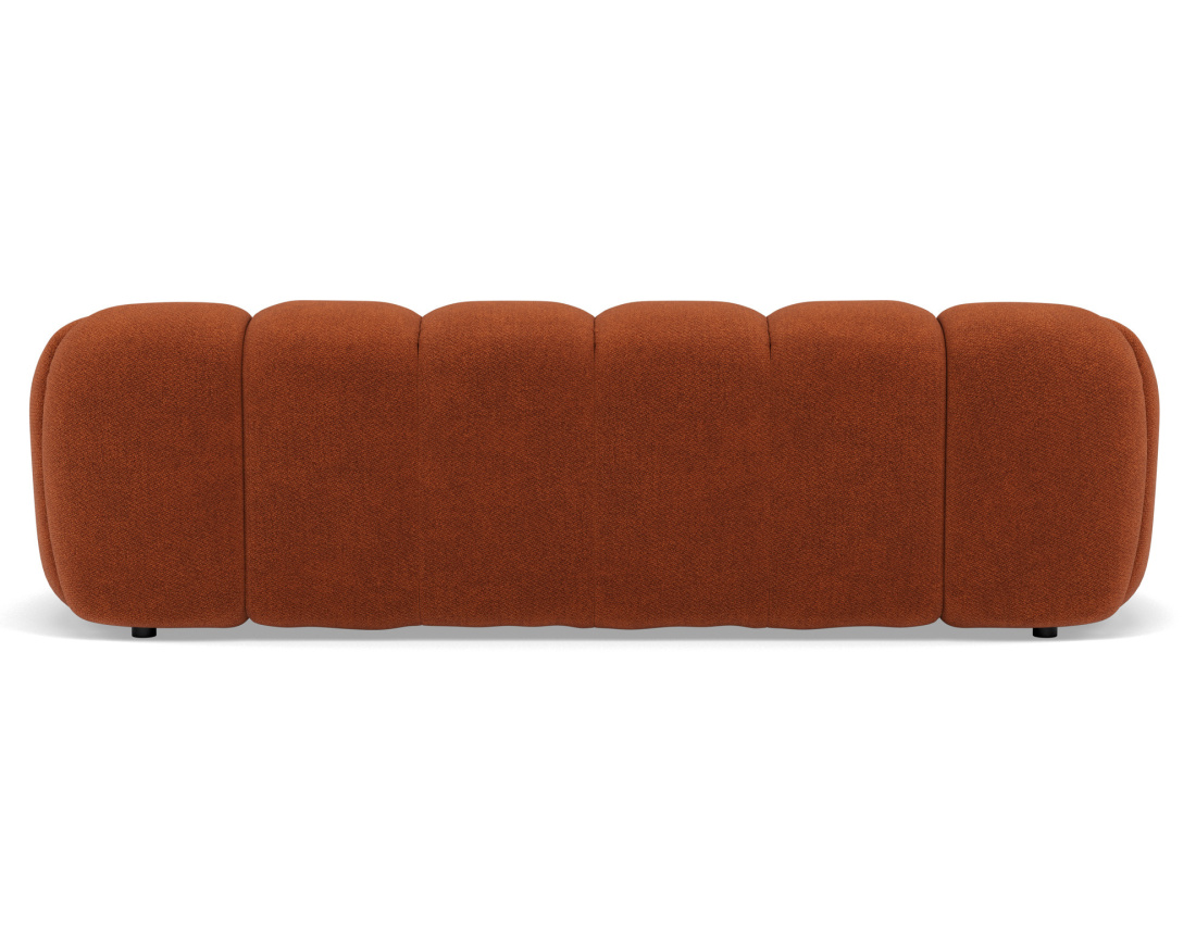 Canapé 3 places en velours texturé Ava