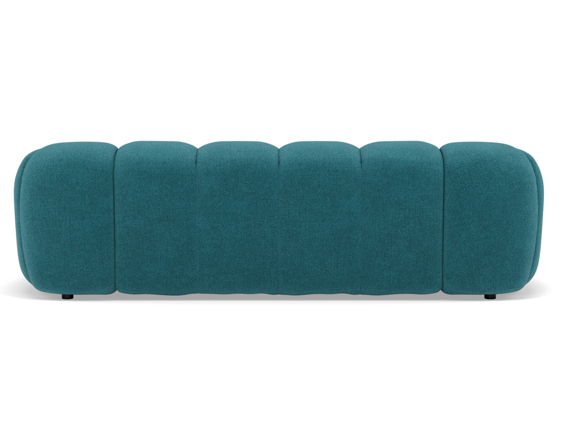 Canapé 3 places en velours texturé Ava